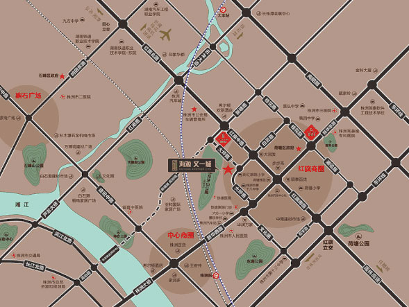 株洲又一城区位图